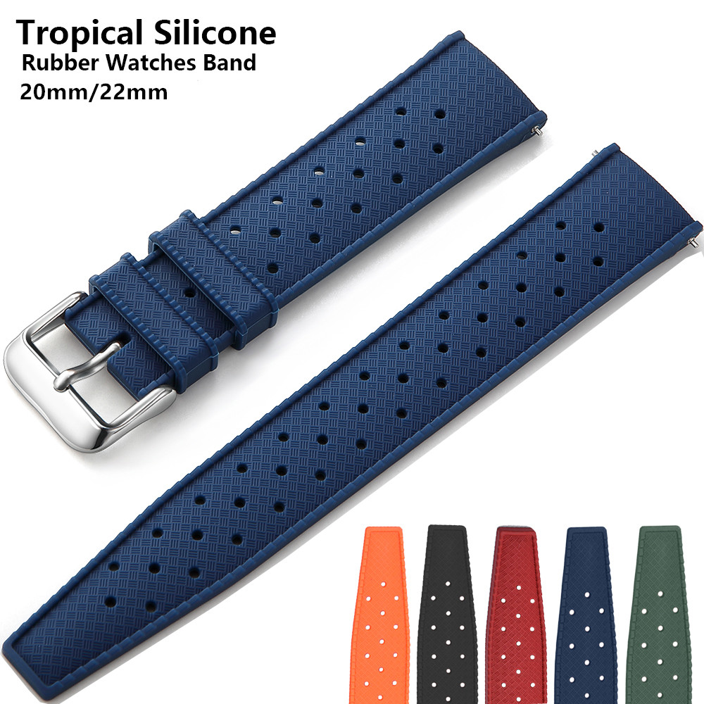Suede Strap Watch - 20 مللي متر 22 مللي متر
