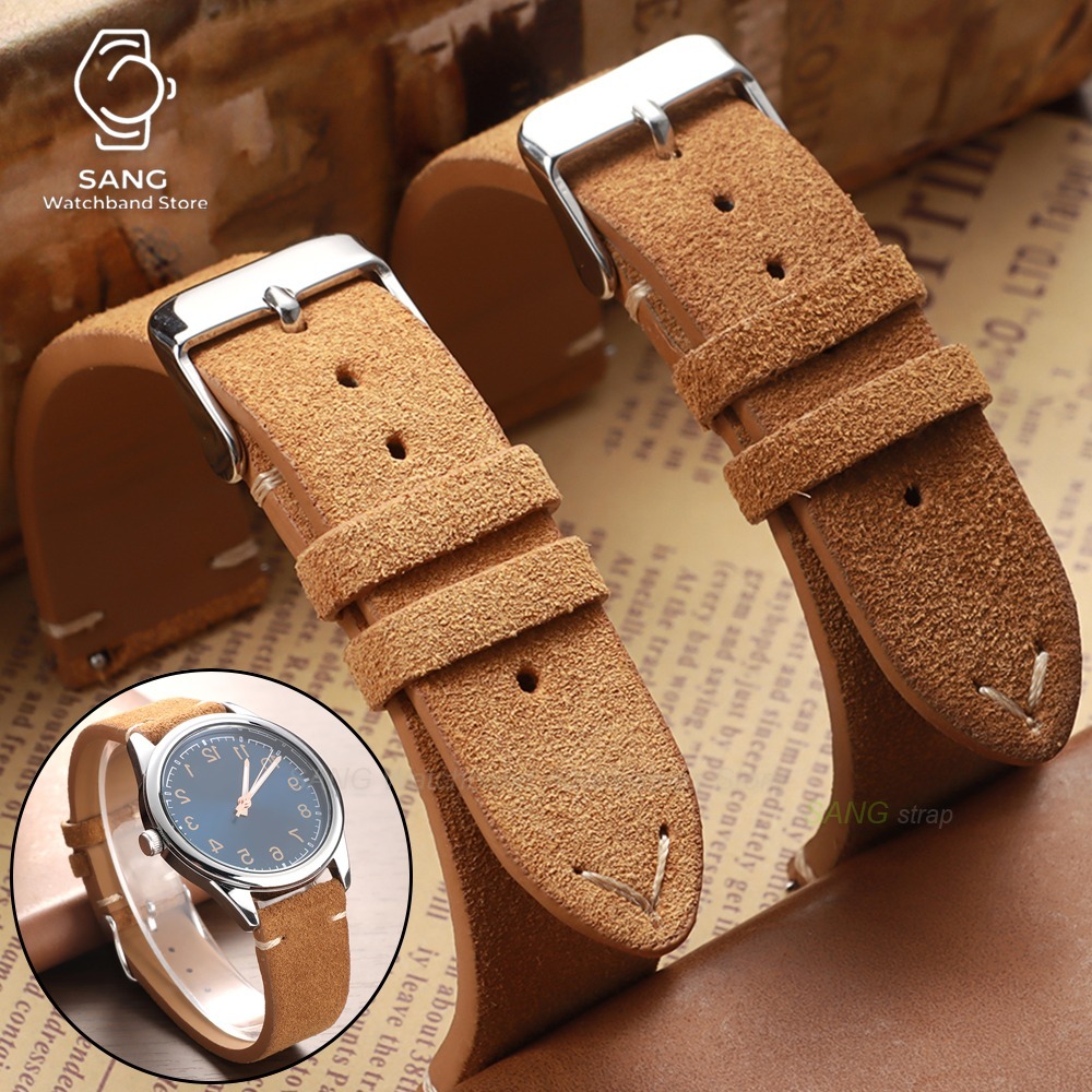 Suede Strap Watch - حزام ساعة من الجلد السويدي سريع