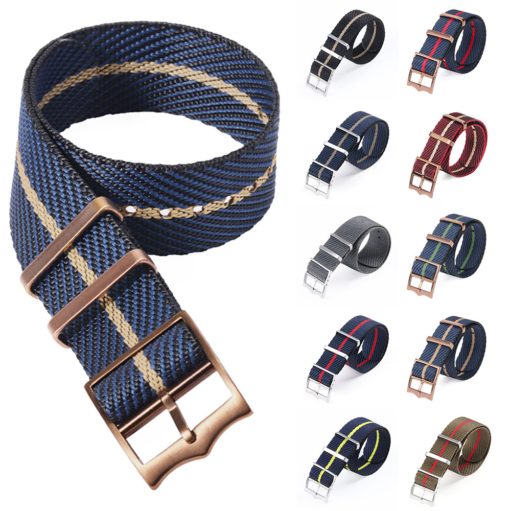 Nato Strap Nylon - النايلون قماش حزام (استيك) ساعة ل