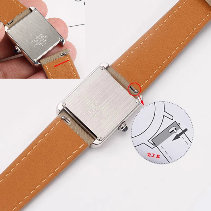 حزام ساعة لكارتييه سانتوس-دومو - مراجعة Cartier Watch Tank وسعره