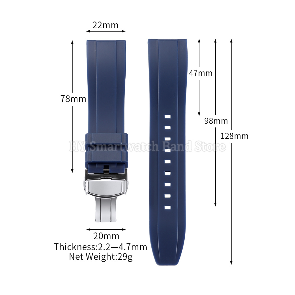 حزام ساعة سيليكون 18 مم 20 مم  - مراجعة Suede Strap Watch وسعره