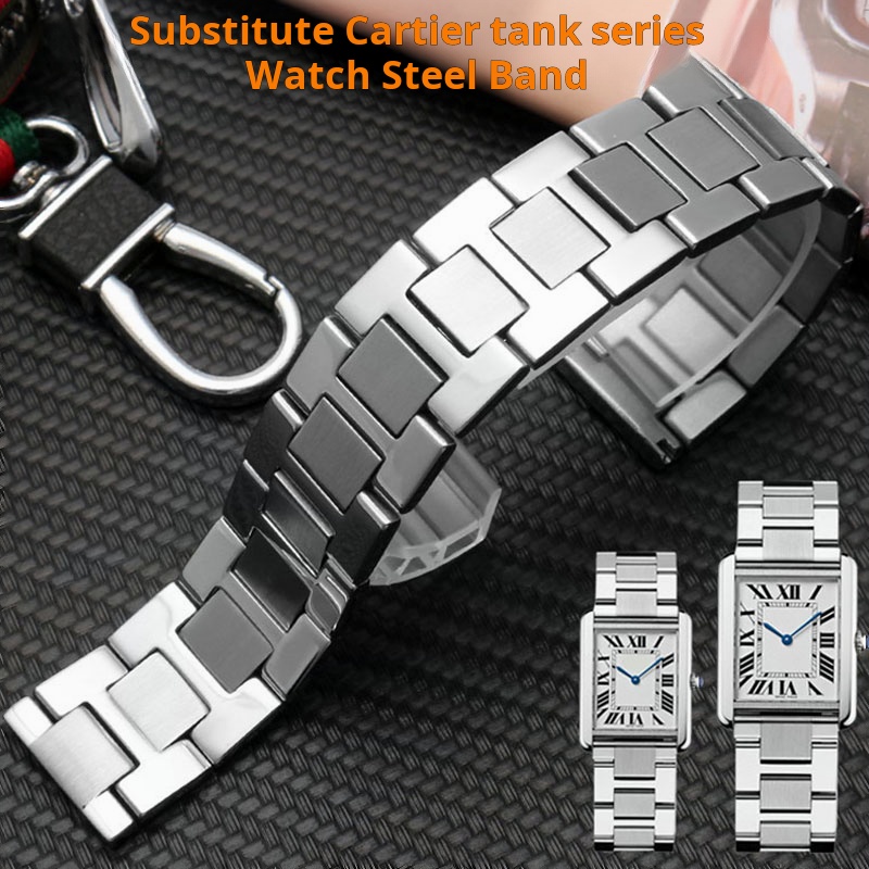 ساعة مقاومة للماء من الفولاذ ا - مراجعة Cartier Watch Tank وسعره