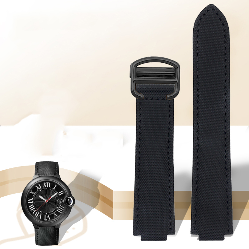 حزام ساعة سفلي من الجلد للرجال - مراجعة Cartier Watch Ballon Bleu وسعره