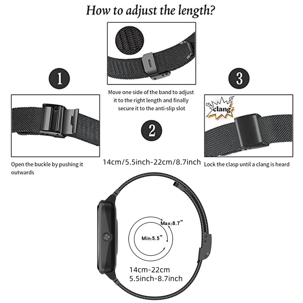 أربطة معدنية لساعة Honor Watch - مراجعة Mesh Strap Metal وسعره