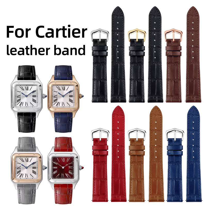 حزام ساعة من الجلد الطبيعي مقا - مراجعة Cartier Watch Tank وسعره