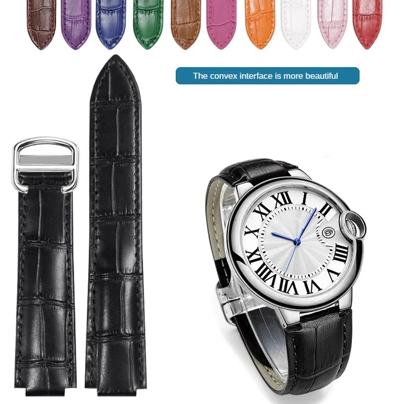 ساعة من جلد التمساح ، بديلة لح - مراجعة Cartier Watch Ballon Bleu وسعره