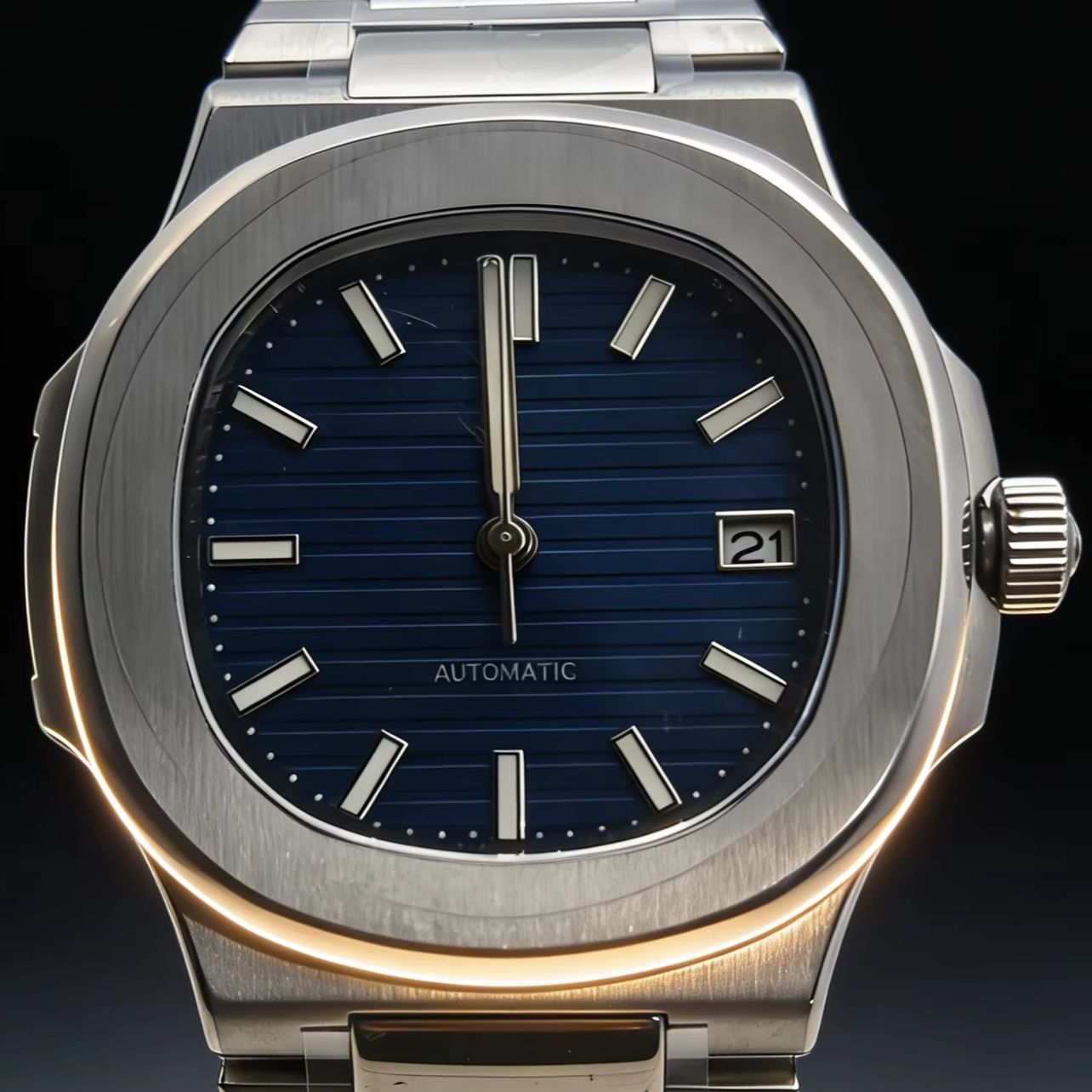 ساعة يد أوتوماتيكية ميكانيكية  - مراجعة Patek Philippe Watch Nautilus وسعره
