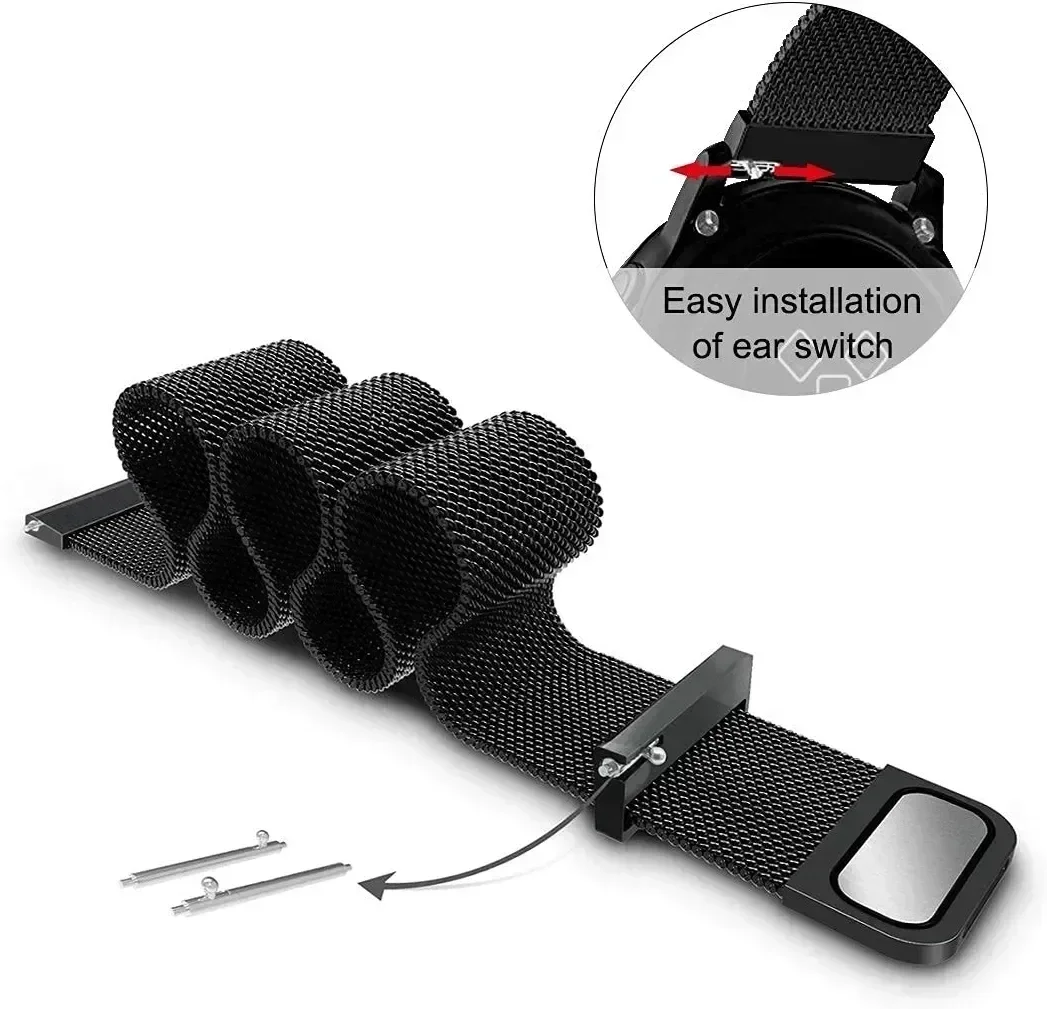 Milanese حلقة حزام لساعة سامسو - مراجعة Milanese Loop Magnetic وسعره