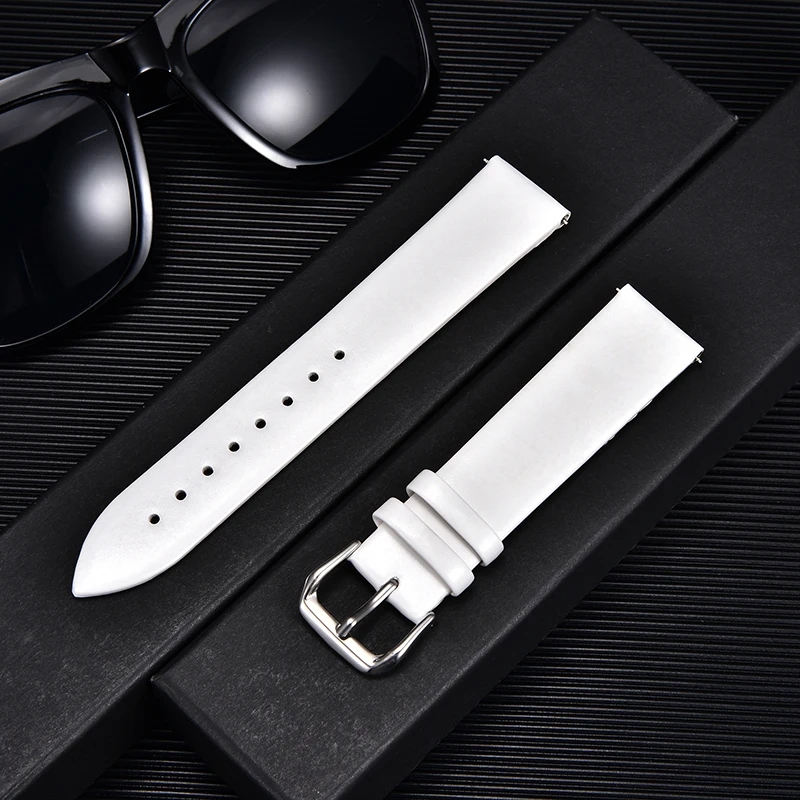 أربطة ساعة من جلد العجل رقيقة  - مراجعة Suede Strap Watch وسعره
